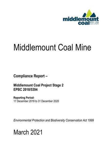 Project Stage 2 EPBC Offset Compliance Report March 2021