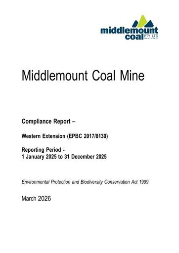 EPBC 2017 8130   Western Ext Offset Compliance Report 20225